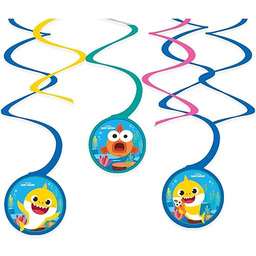 Swirl Decorations Baby Shark