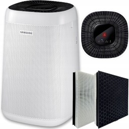Oczyszczacz Powietrza Samsung Wydajność 34m² Hepa 30W Biały