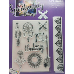 Stemple wykrojnik folder embossing SPIRITNALITY 68