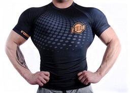 Koszulka rashguard bez wymówek czarny męska