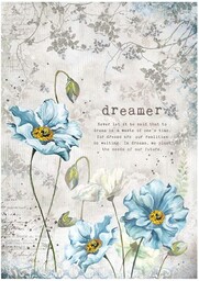 STAMPERIA DFSA4249 A4 papier ryżowy do decoupage pakowany