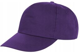 Czapka z daszkiem bejsbolówka na lato fioletowa