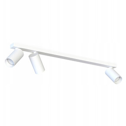 Lampa sufitowa, biała do przedpokoju, kuchni, jadalni regulowana