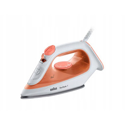 Żelazko parowe blokada kapania pomarańczowo-białe Braun TexStyle 1