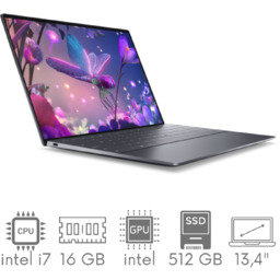 Bezramkowy aluminiowy ultrabook Dell XPS 9320 i7-1260P 16GB