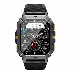 Rubicon RNCF23 czarny smartwatch z funkcją rozmowy SMARUB284