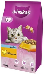 Whiskas Sterile z kurczakiem - sucha karma