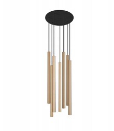 Lampa wisząca LASER 8921 Nowodvorski kaskada sopli przedpokoju