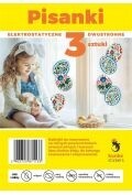 Naklejki/ozdoby elektrostatyczne KUNKE STICKERS dwustronne pisanki wielkanocne mix