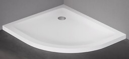 New Trendy Mild Satin Brodzik akrylowy asymetryczny 80x90x4,5