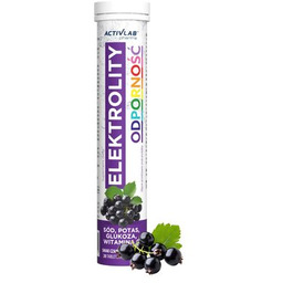 ACTIVLAB Elektrolity Odporność Czarna porzeczka (20 tabletek)