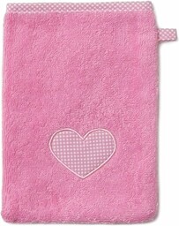 Möve Hearts rękawica do mycia, flaming, 20 x