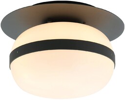 Viokef Lampa sufitowa Palma ze szklanym kloszem