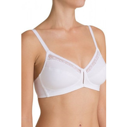 Biustonosz miękki Triumph Cotton Beauty N biały