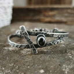 Pakamera Szafir gwiaździsty - surowa bransoleta