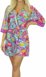 SELF Pareo Kimono 11 wzór 30 różowe