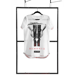 T-shirt men white M fashion 100% ORYGINAŁ DYSKRETNA