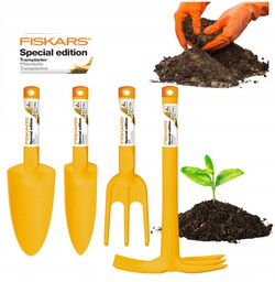 Fiskars Motyka Ogrodowa Motyczka Grabki Łopatka Zestaw Narzędzi