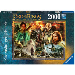 Puzzle Ravensburger Pán Prstenů 2000 elementów Władca Pierścieni:
