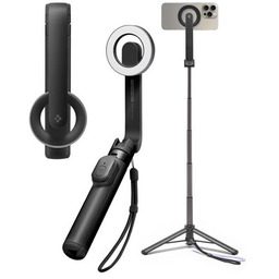 SPIGEN Uchwyt selfie S571W MagSafe Bluetooth Tripod Czarny