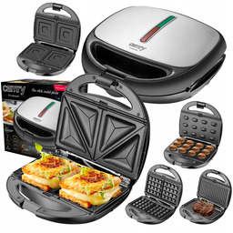 Opiekacz Gofrownica Paninni Do Kanapek Tortila Tost 5W1
