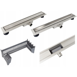Odpływ liniowy Balneo Duplex Next Inox 50 cm