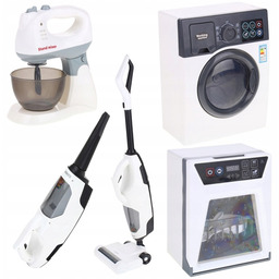 Komplet Sprzętów Domowych Agd 4w1 Odkurzacz Pralka Zmywarka