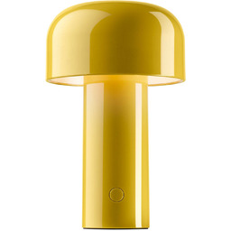 FLOS Lampa stołowa design Bellhop, możliwość ściemniania, żółty