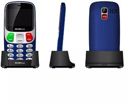 Telefon GSM Mobiola MB800 Niebieski 2G z ładowarką