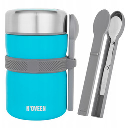 Noveen Niebieski Termos Obiadowy Na Żywność Termiczny Pojemnik