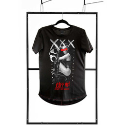 T-shirt men black S fashion 100% ORYGINAŁ DYSKRETNA