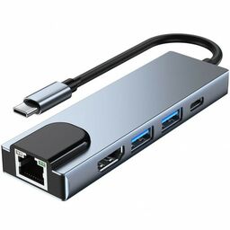 Hub adapter Tech-Protect V3, 5w1 USB-C, 2x USB-A/1x