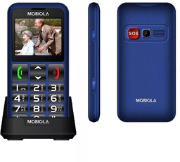Telefon GSM Mobiola MB700 Niebieski 2G z ładowarką