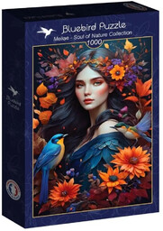 Puzzle 1000 Kolekcja natury - Meliae - Bluebird