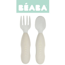 Zestaw pierwszych sztućców ze stali nierdzewnej Velvet grey