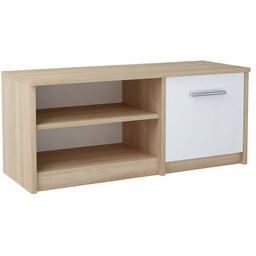 Szafka stolik Rtv Bodo 1D Biały-sonoma komoda Ufc