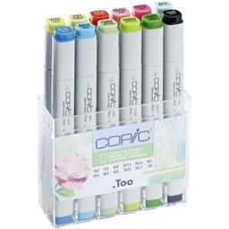 COPIC Classic Markers Zestaw 12 "Spring Colours", profesjonalne