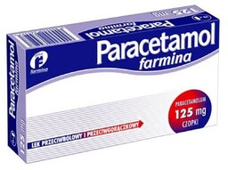 FARMINA PARACETAMOL 125 mg - 10 czopków