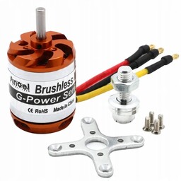 Silnik Angel D3542 KV1250 2S-4S bezszczotkowy Rc Jakar