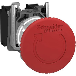 Schneider XB4BS8444 włącznik grzybkowy z wyłącznikiem awaryjnym, zatrzaskowany,