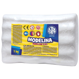 Modelina Astra 1 kg 304111005 304111012, Kolor: Biały