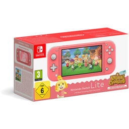 Konsola przenośna NINTENDO Switch Lite Różowa + Animal