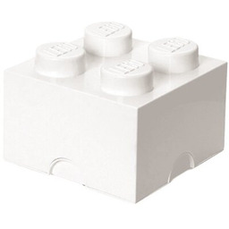 Lego Storage Brick 4 biały