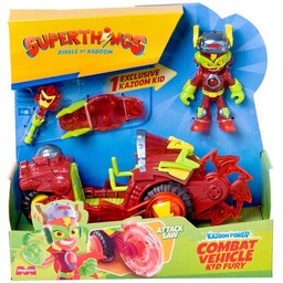 SUPERTHINGS Zabawka Kazoom Power Combat Vehicle Kid Fury