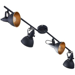 Lindby - Julin Lampa Sufitowa Black/Gold