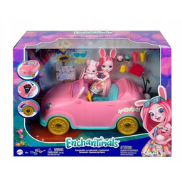Enchantimals Króliczkowy Pojazd Lalka Auto