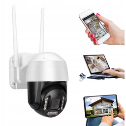 Kamera WiFi Zewnętrzna Obrotowa Ip Ptz Zoom 5MPx