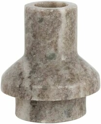 Bloomingville Świecznik z marmuru, 7,6 cm, beżowy (AH2266)