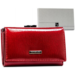 Skórzany portfel damski na bigiel