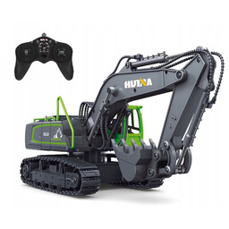 Koparka Rc Zdalnie Sterowana Zielona Model 1558